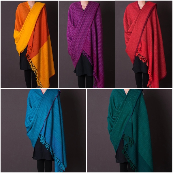 Kumaun Handwoven Pure Merino Woolen Shawls by Kilmora