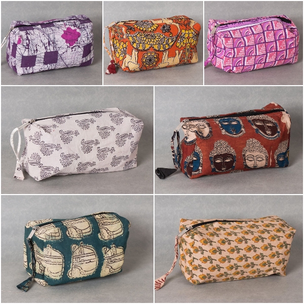 Handmade Multipurpose Cosmetic Toiletry Pouches