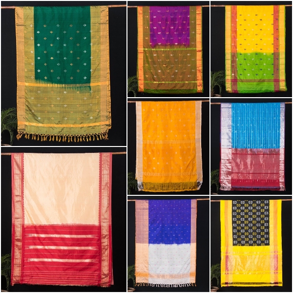 Uppada Pattu & Narayanpet Handloom Pure Silk Sarees by Muralikrishnan